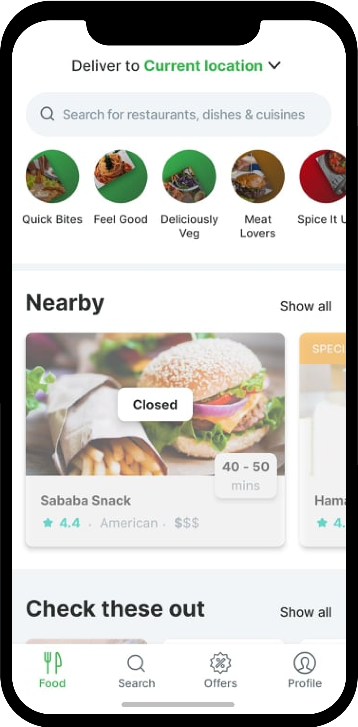 Mobile App Design for Careem Now
